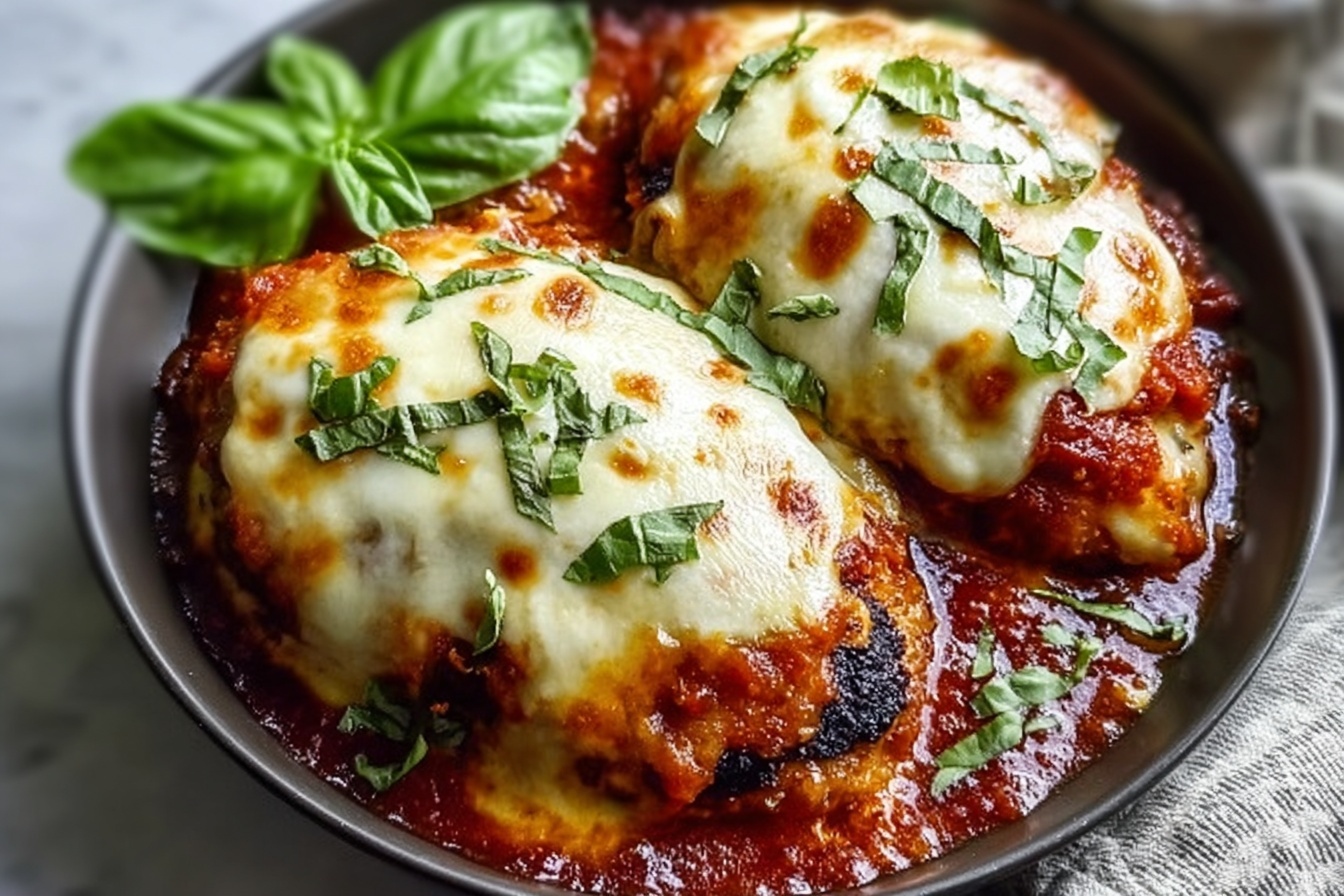 Low Carb Chicken Parmigiana