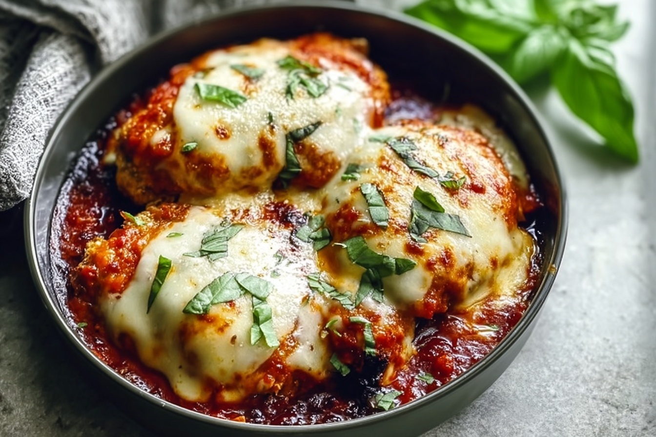 Low Carb Chicken Parmigiana