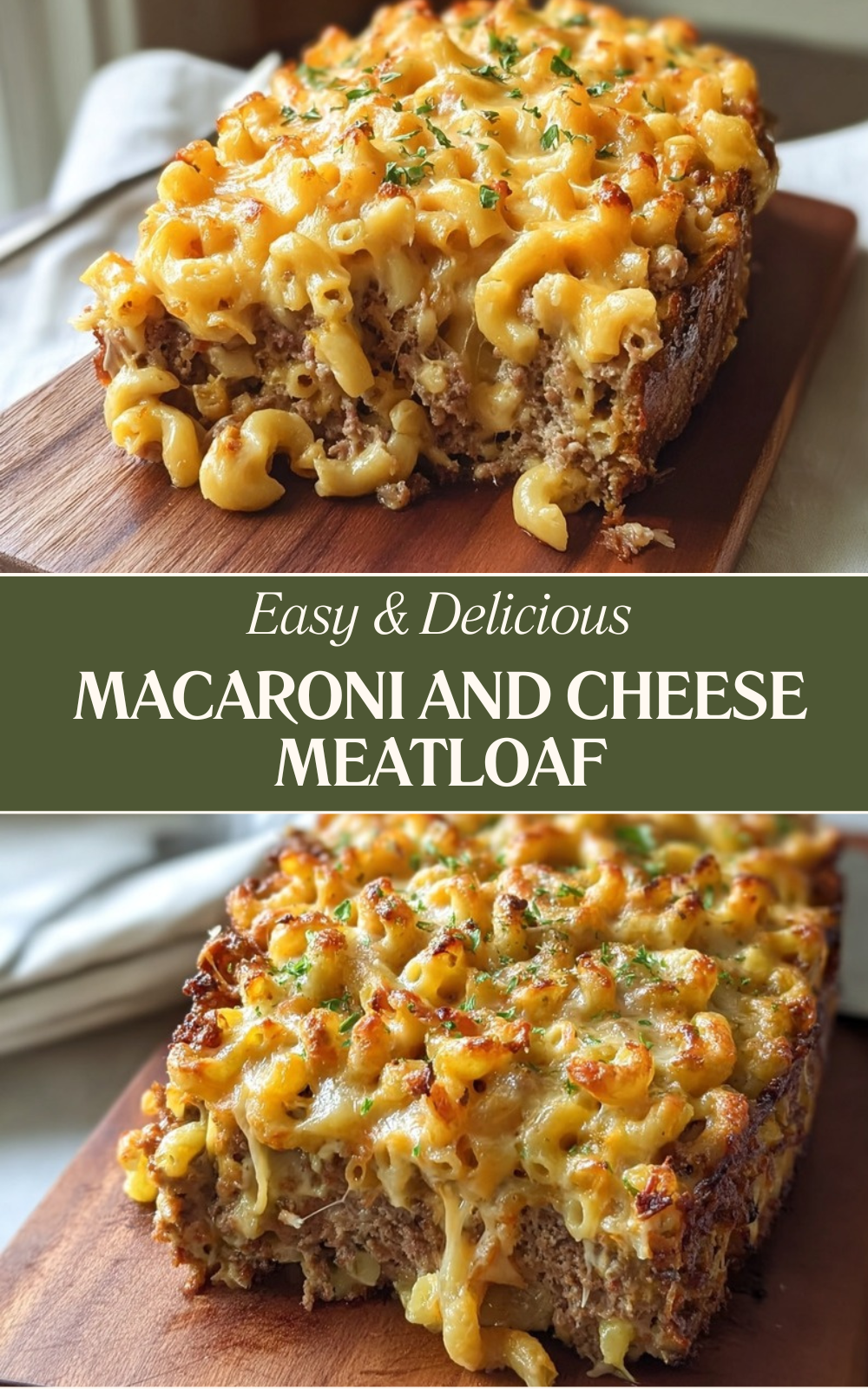 Macaroni Cheese Stuffed Meatloaf Recipe 7 Macaroni And Cheese Meatloaf