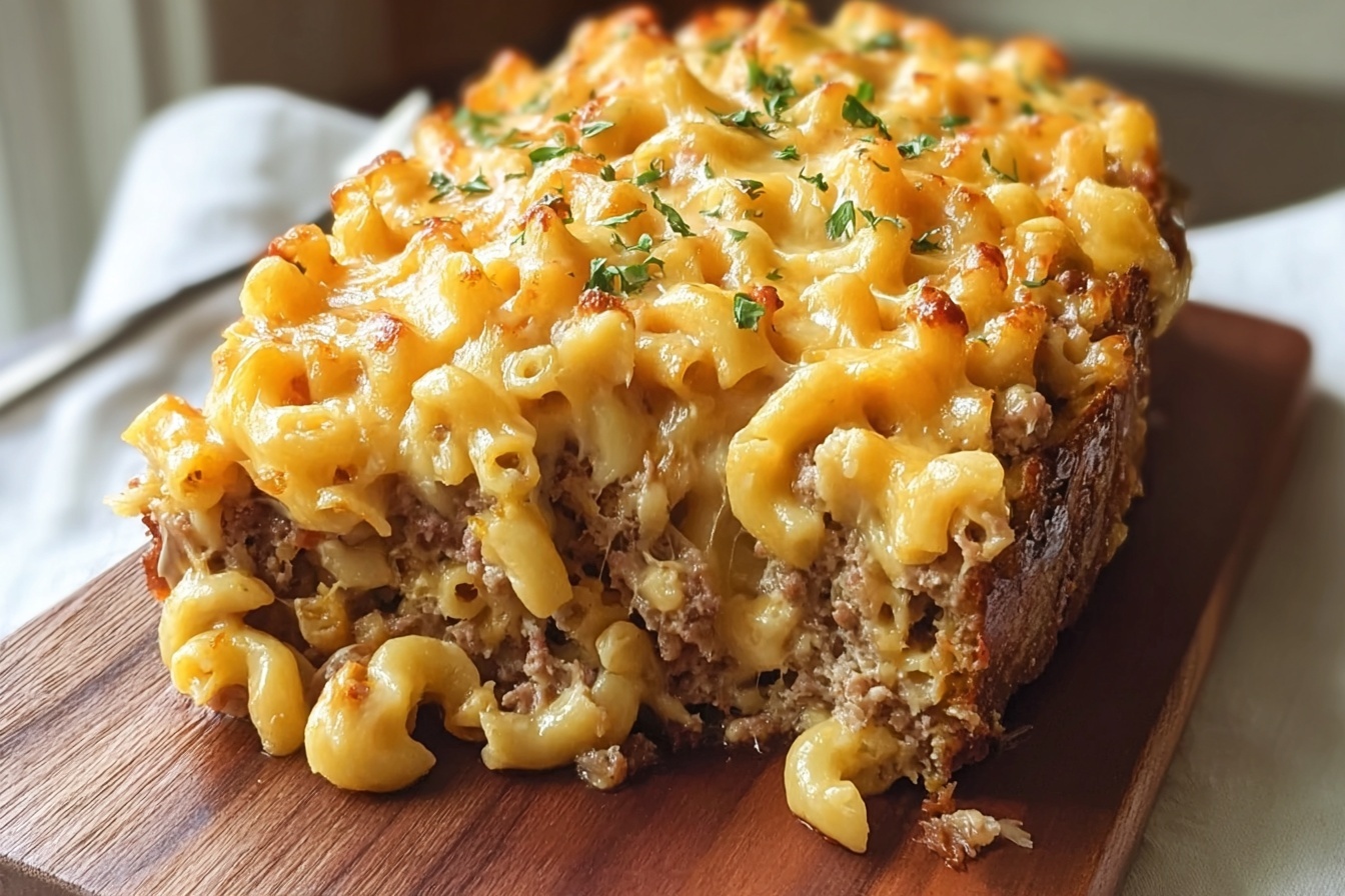 Macaroni Cheese Stuffed Meatloaf Recipe 6 Macaroni And Cheese Meatloaf