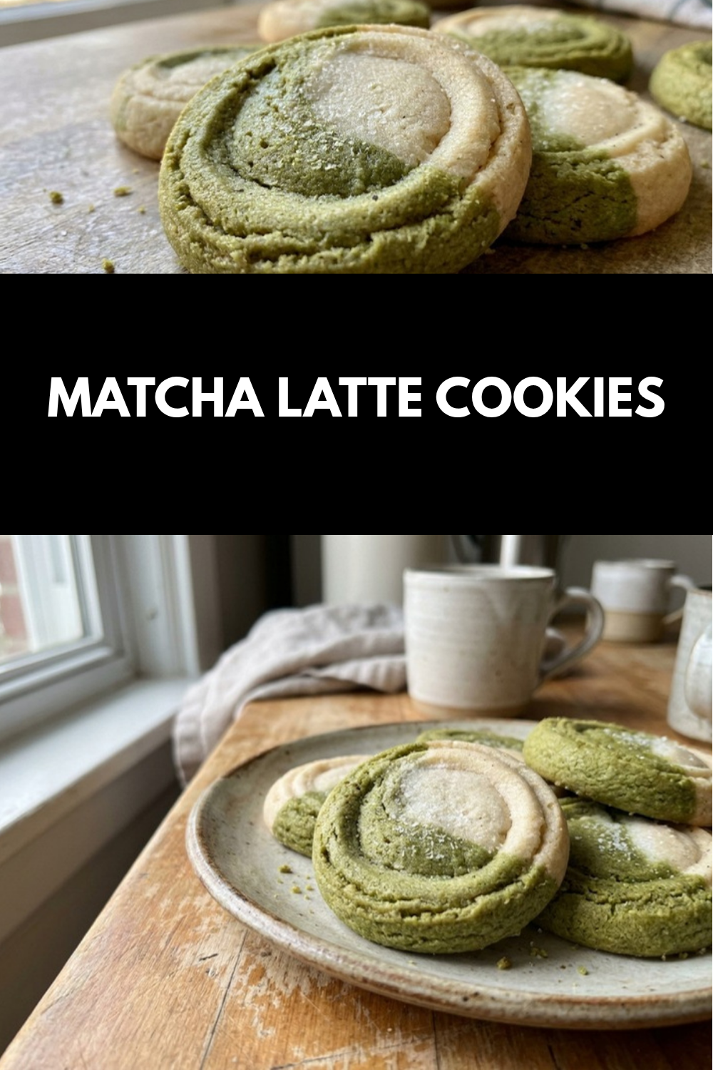 Matcha Latte Cookies