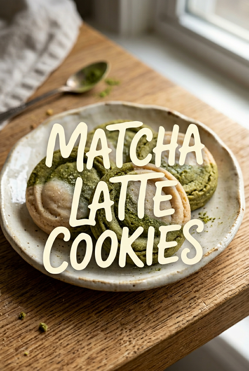 Matcha Latte Cookies