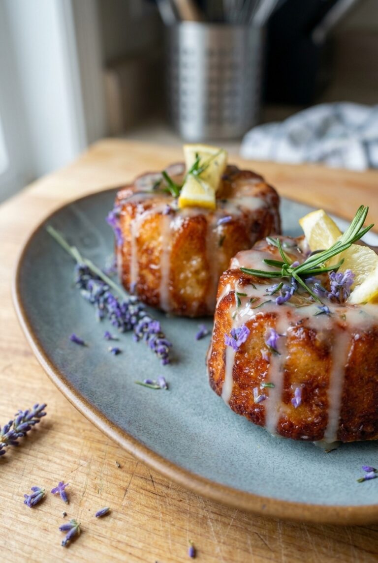Mini Lemon Cakes With Lavender Glaze 49.Png