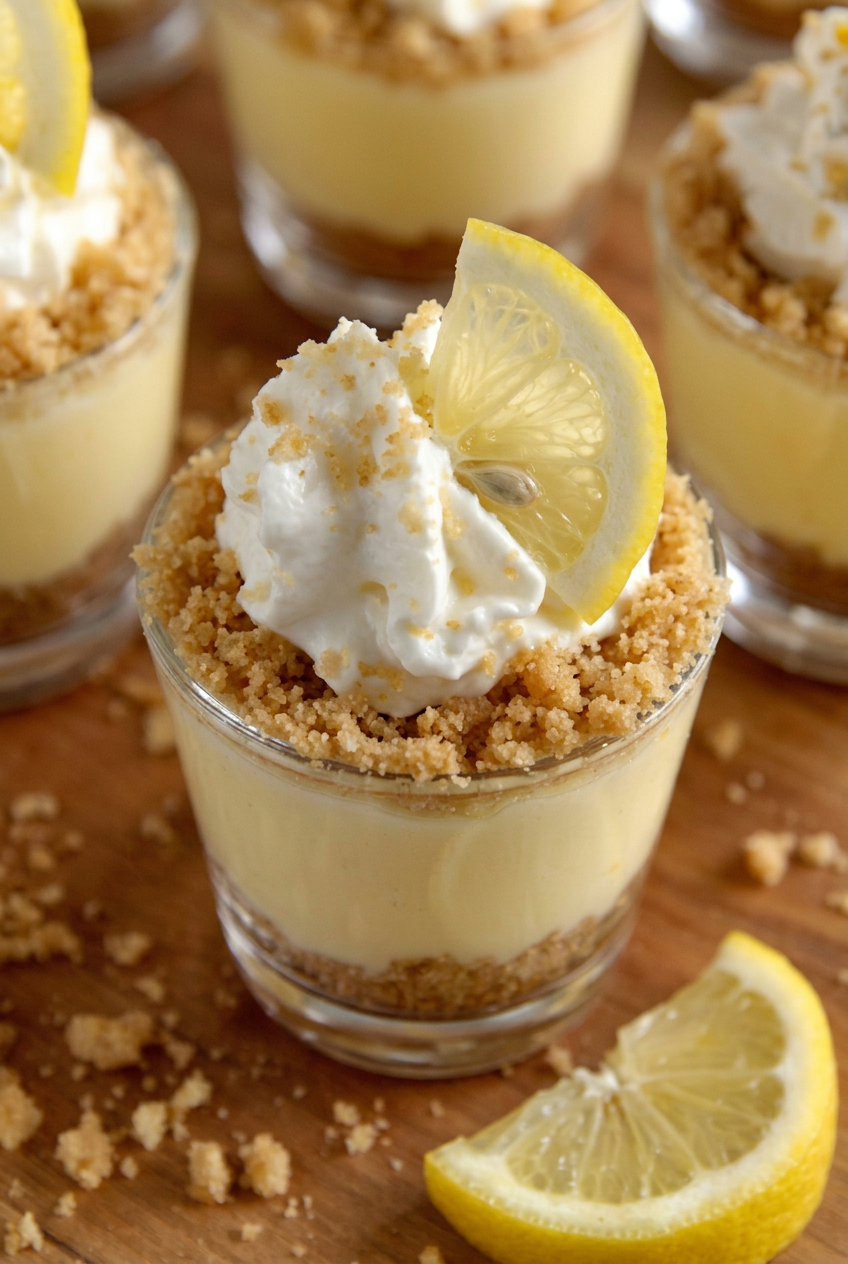 Mini Lemon Cheesecake Cups Recipe