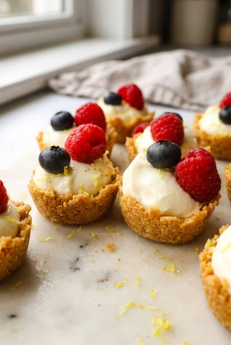 Mini No-Bake Lemon Cheesecake Tarts 50.Png