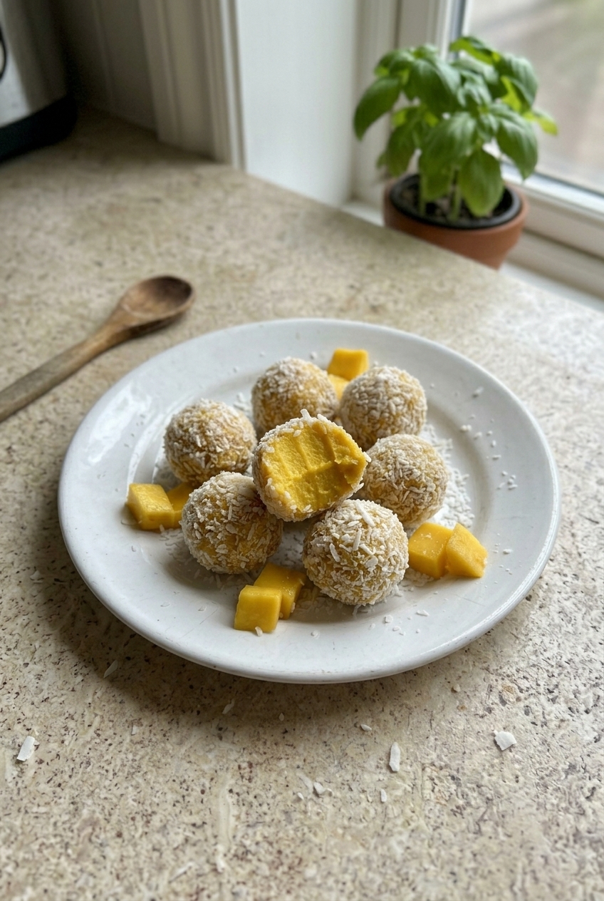 No Bake Mango Truffles Recipe