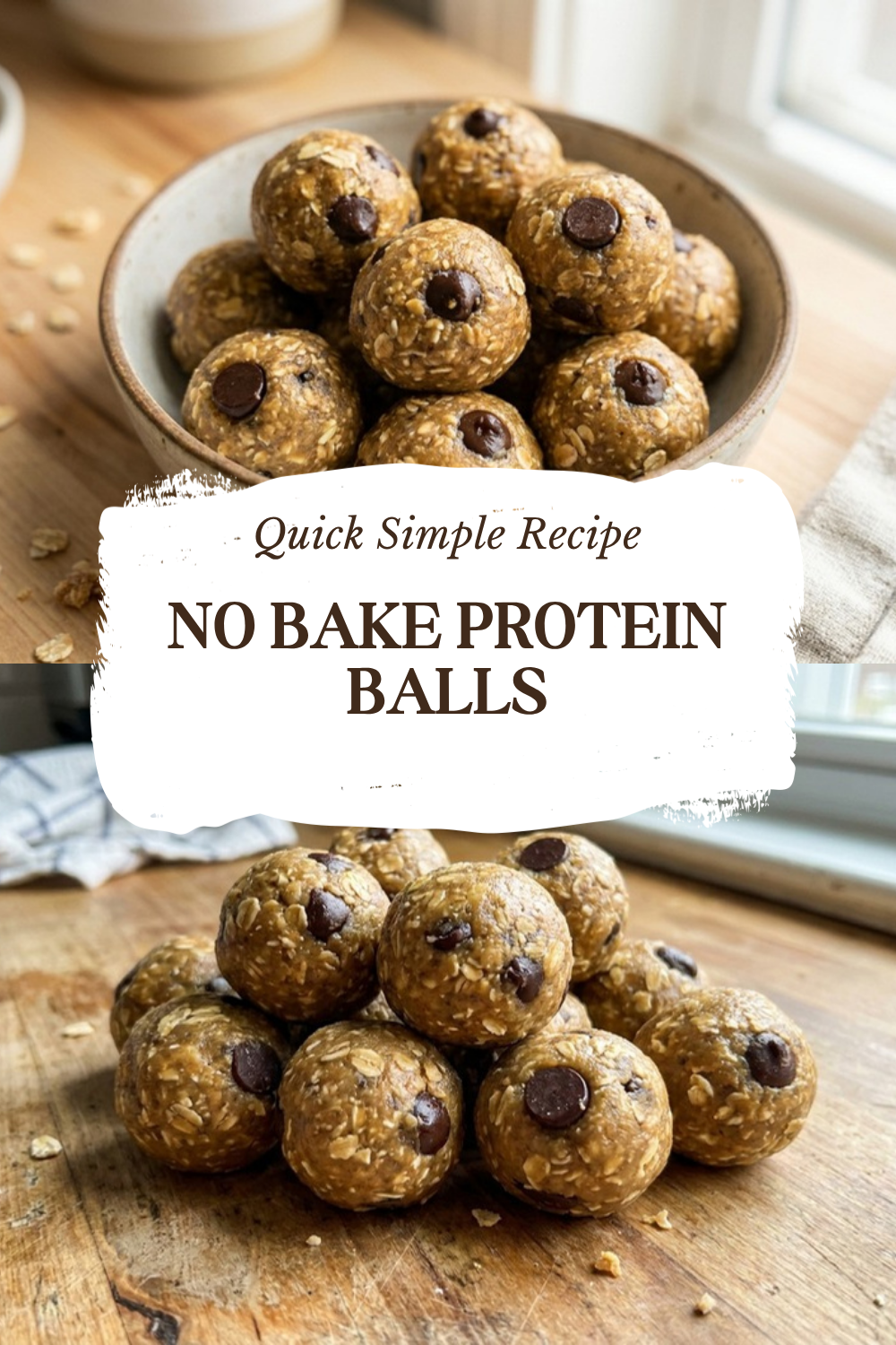 No Bake Protein Balls