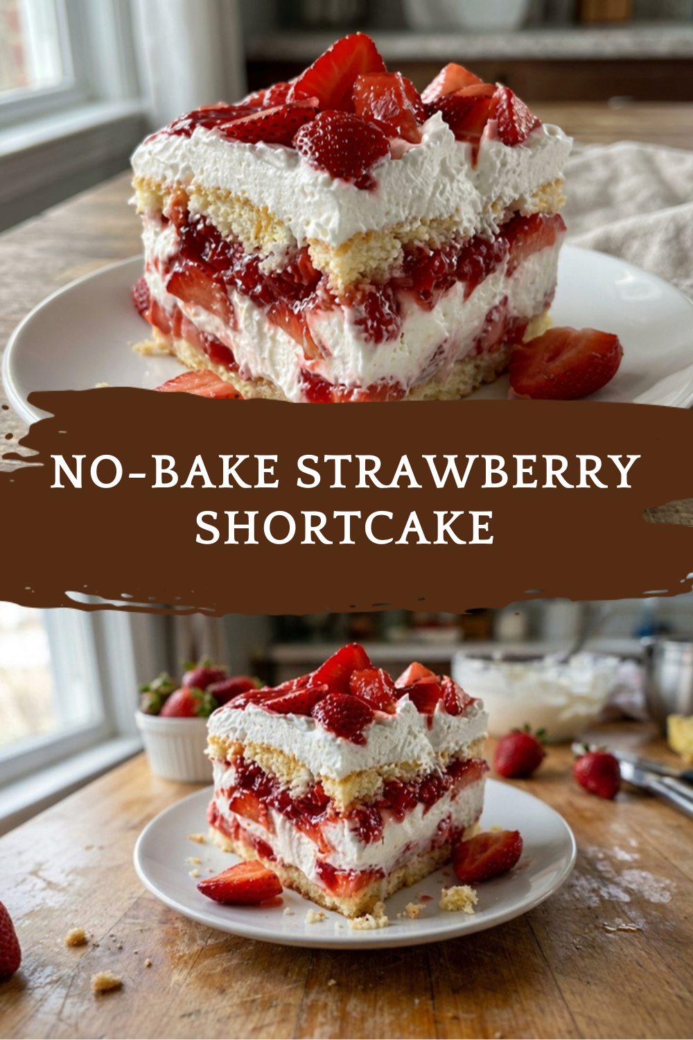 No-Bake Strawberry Shortcake