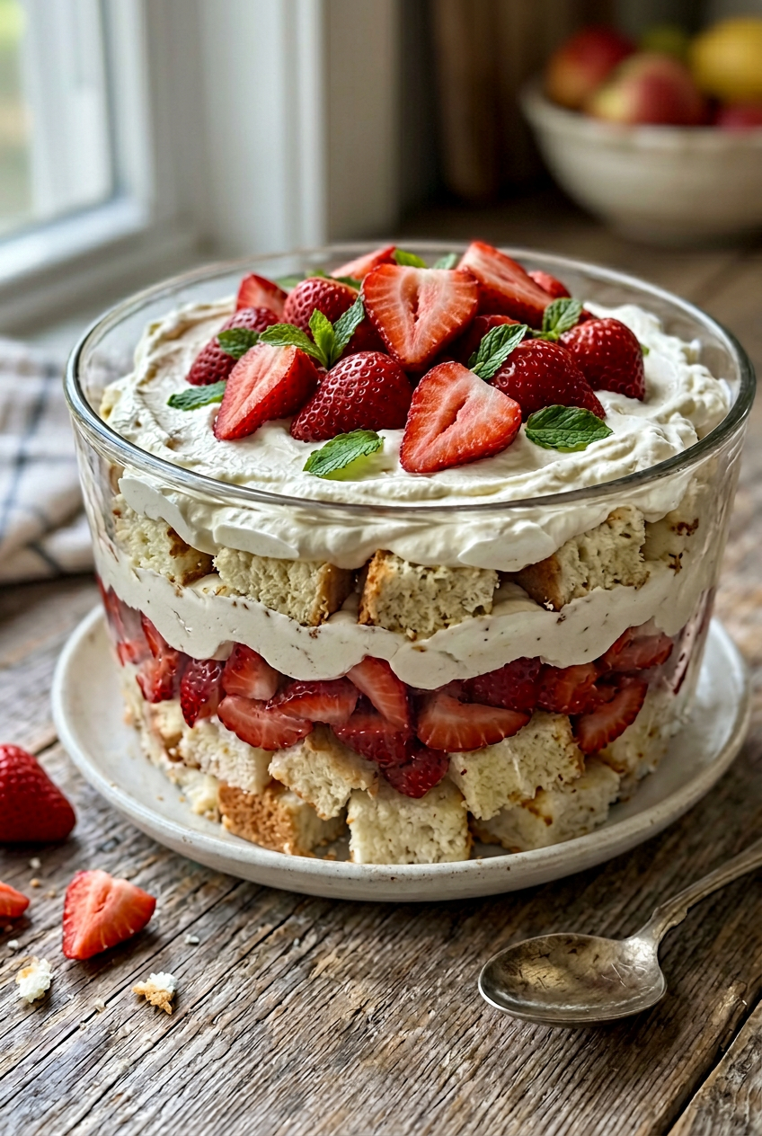 No-Bake Strawberry Shortcake