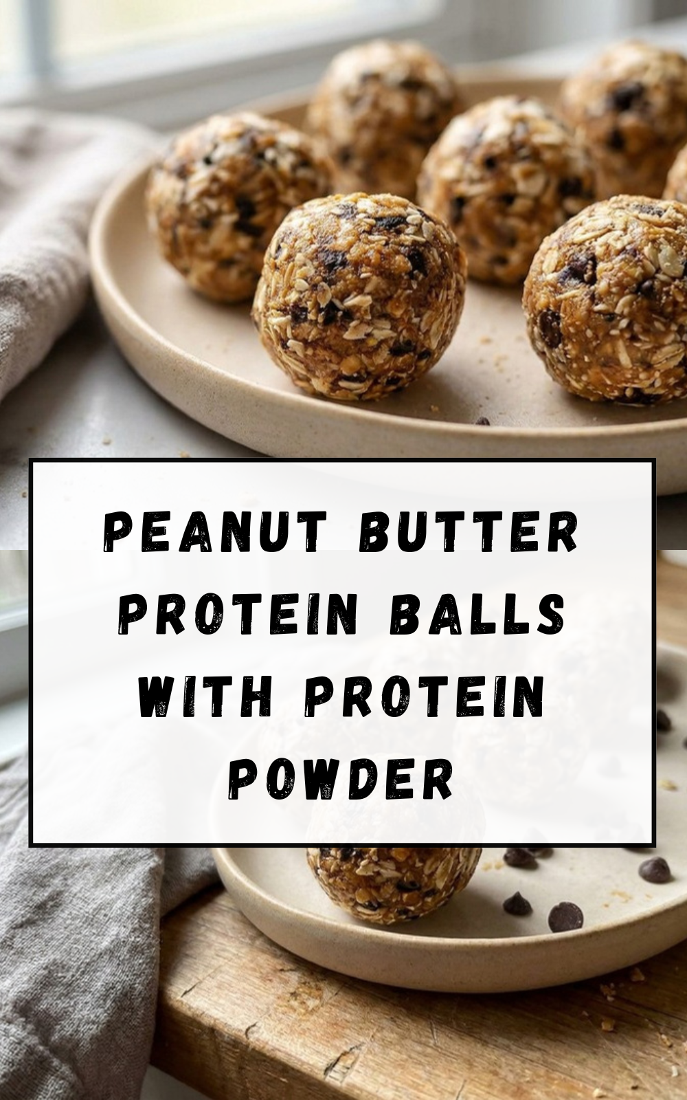 Peanut Butter Protein Balls With Protein Powder