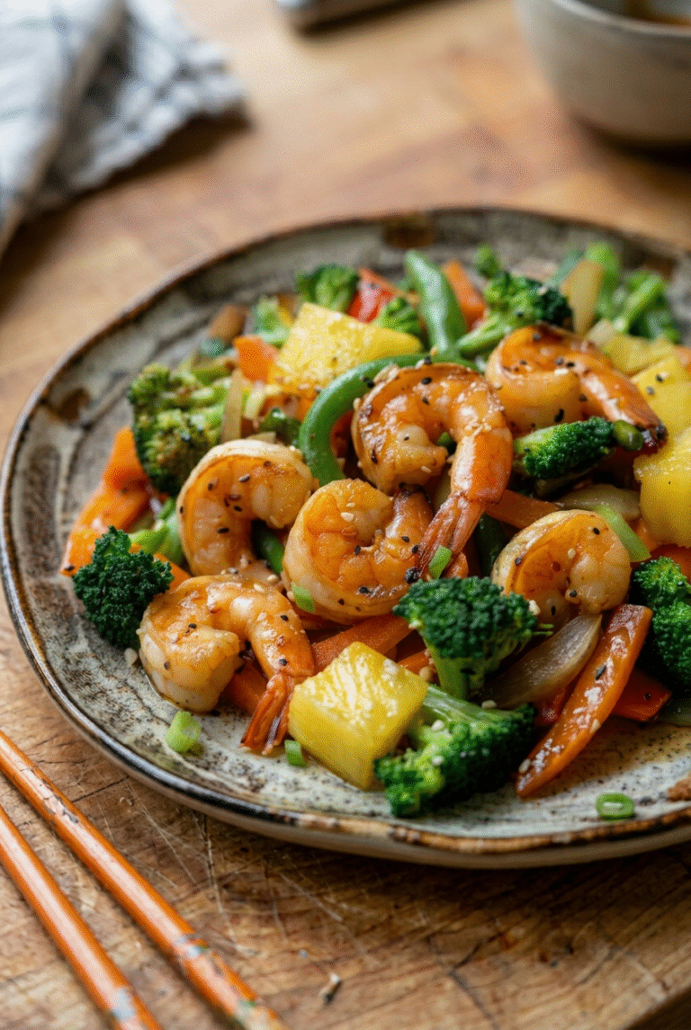 Pineapple Shrimp Stir Fry 87.Png