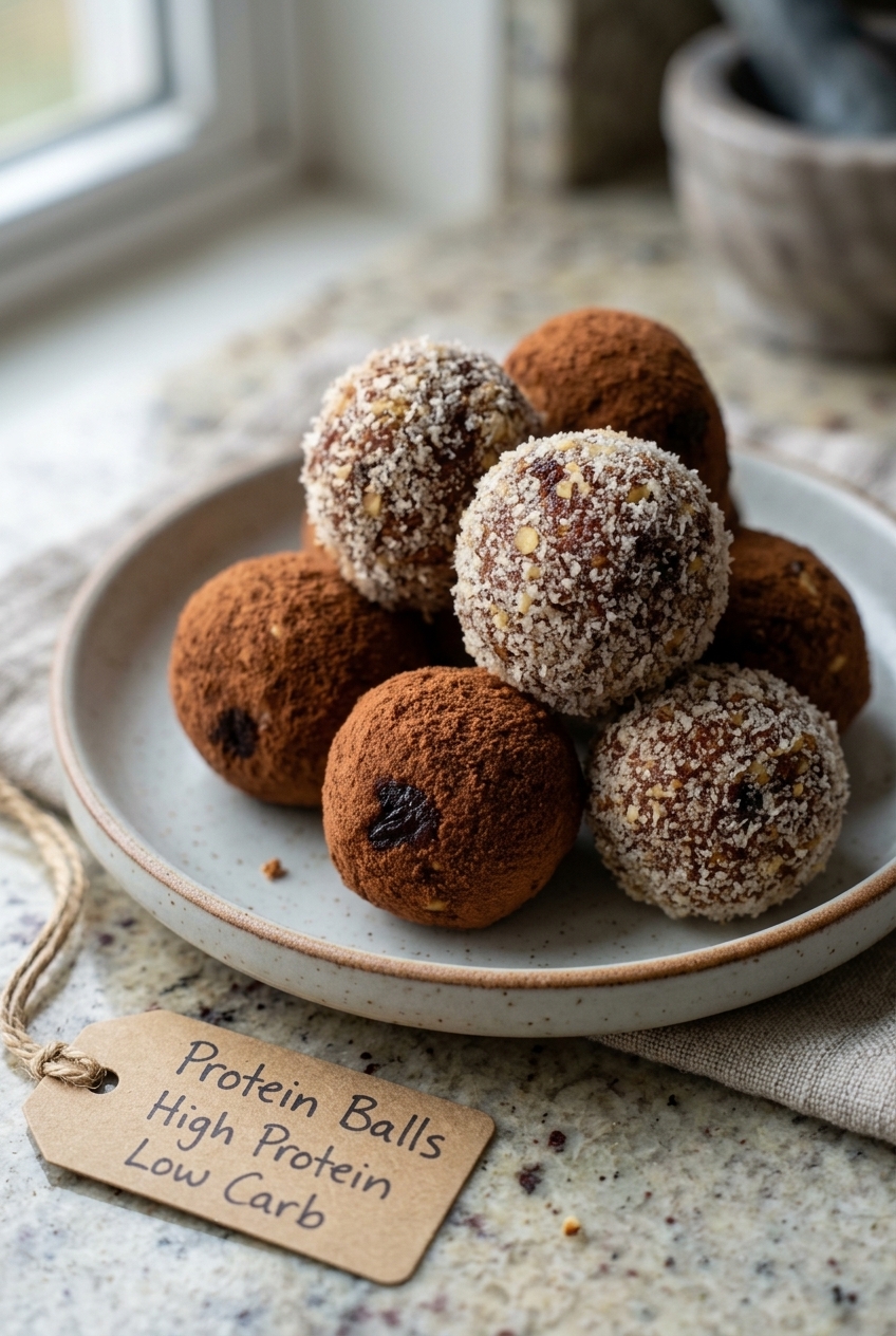 Protein Balls High Protein Low Carb