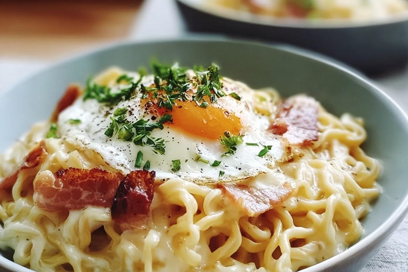 Ramen Carbonara Recipe: Creamy Fusion Of Noodles And Pasta Bliss 6 Ramen Carbonara