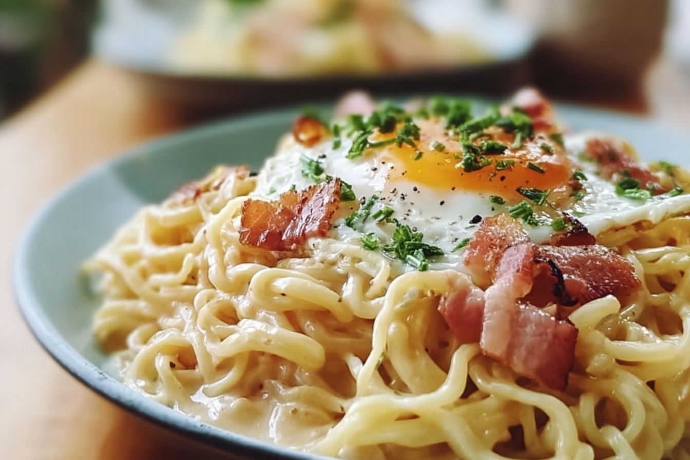 Ramen Carbonara Recipe 6 Ramen Carbonara