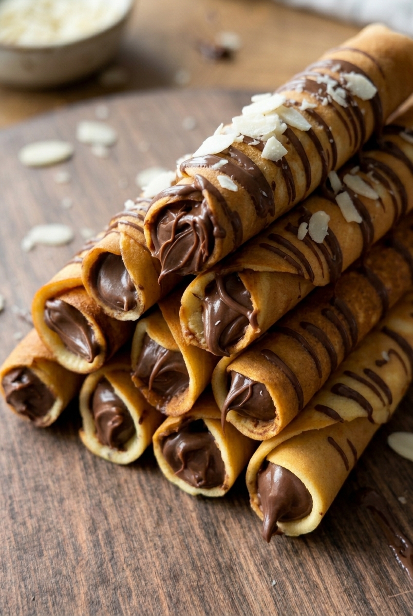 Roulés Croquants Au Chocolat