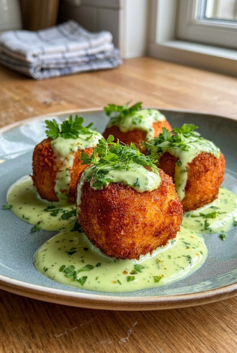 Salmon Balls With Creamy Avocado Sauce 82.Png