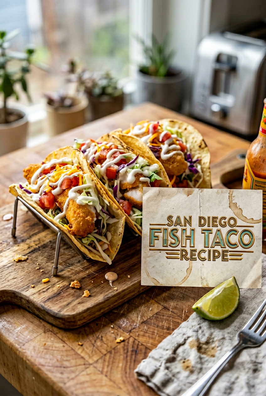 San Diego Fish Taco Recipe