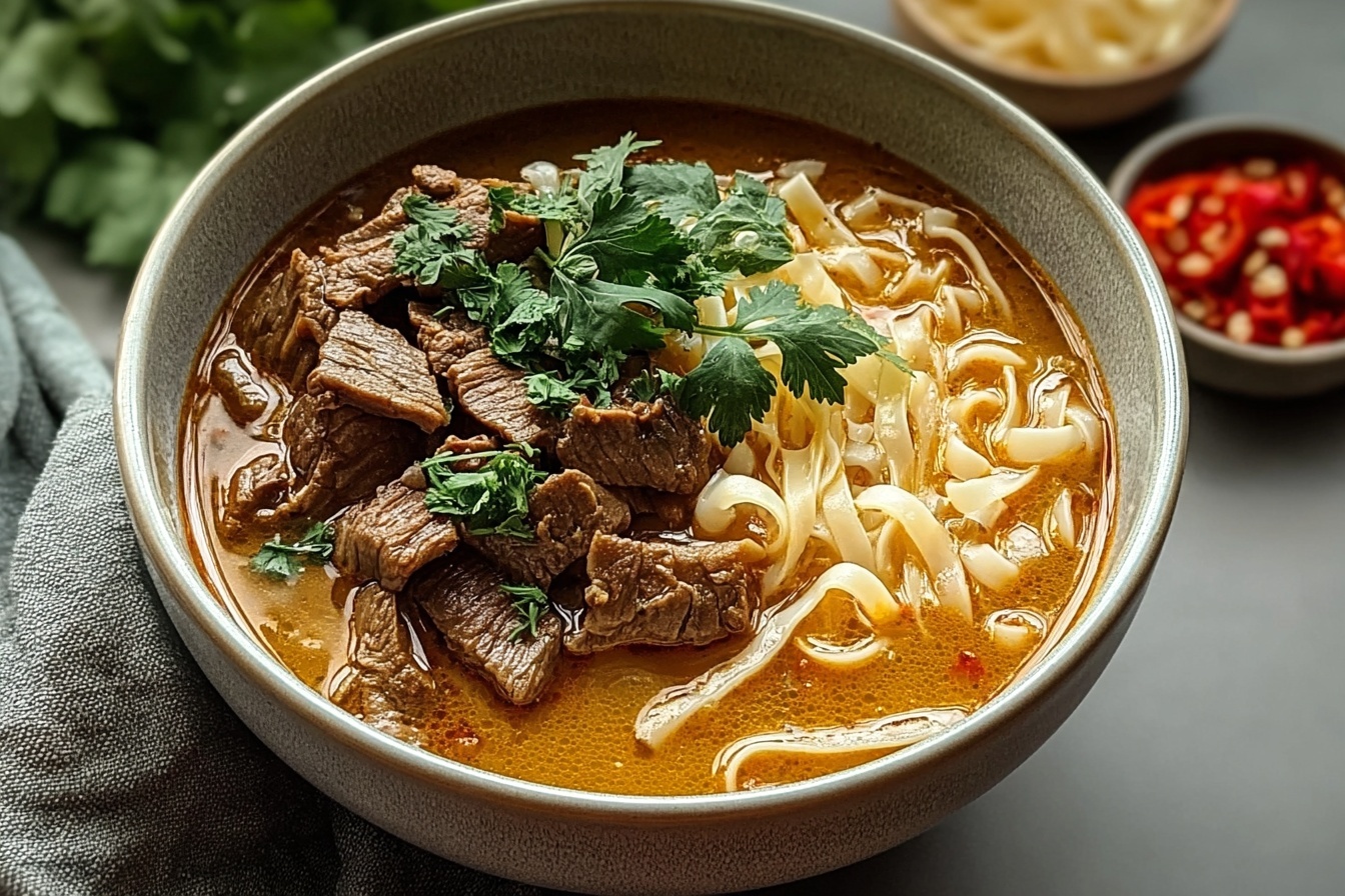 Hong Kong Style Satay Beef Noodle Soup Recipe 6 Satay Beef Noodle Soup
