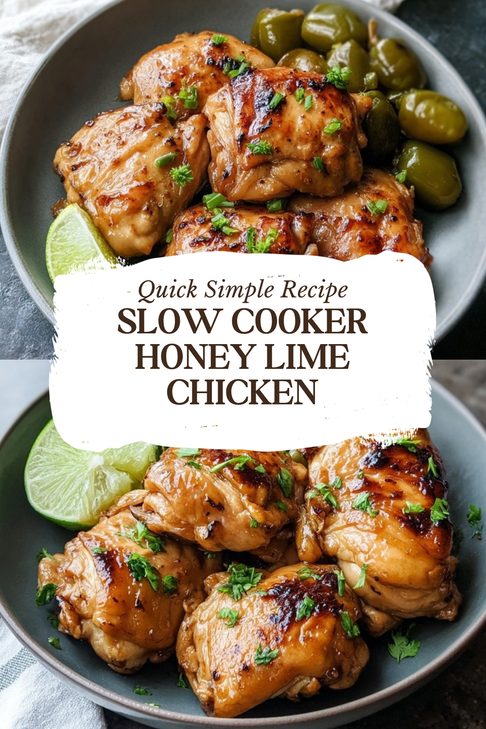 Slow Cooker Honey Lime Chicken