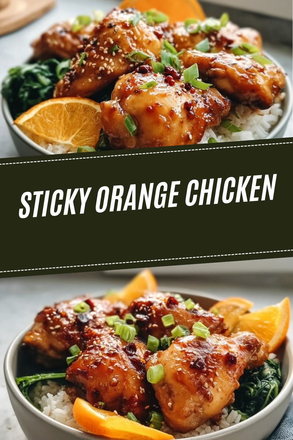 Sticky Orange Chicken