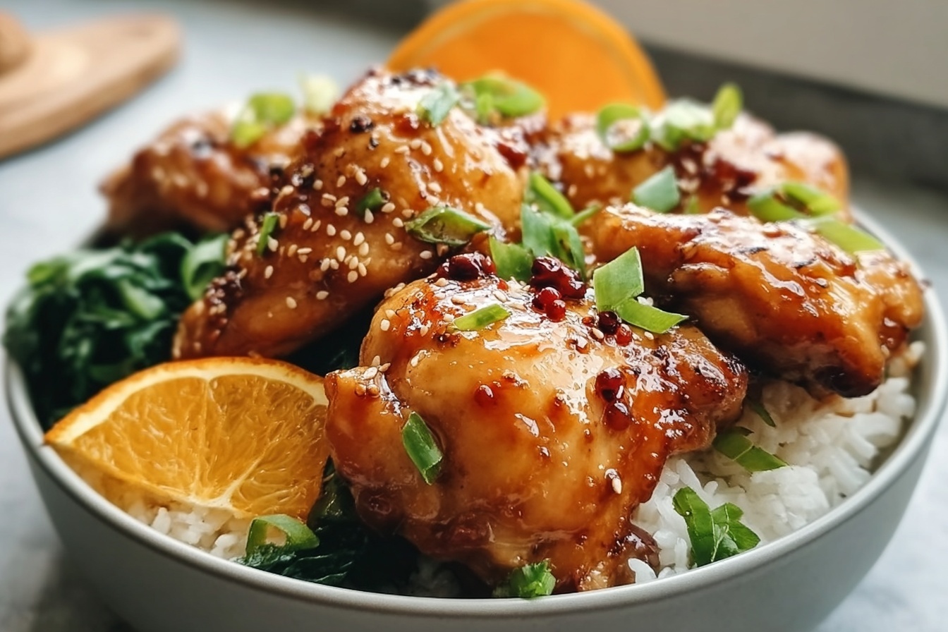 Sticky Orange Chicken