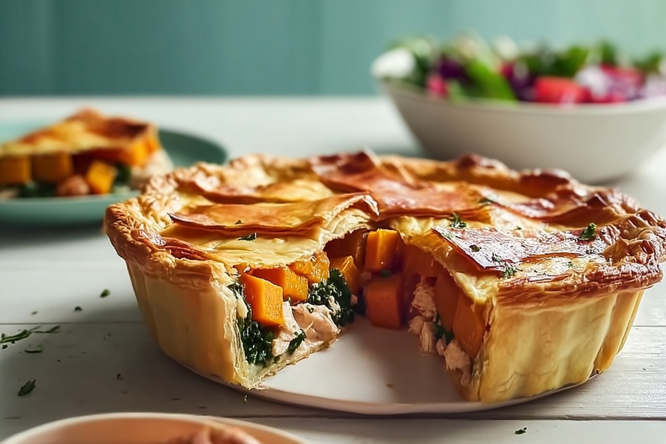 Sweet Potato And Chicken Pie