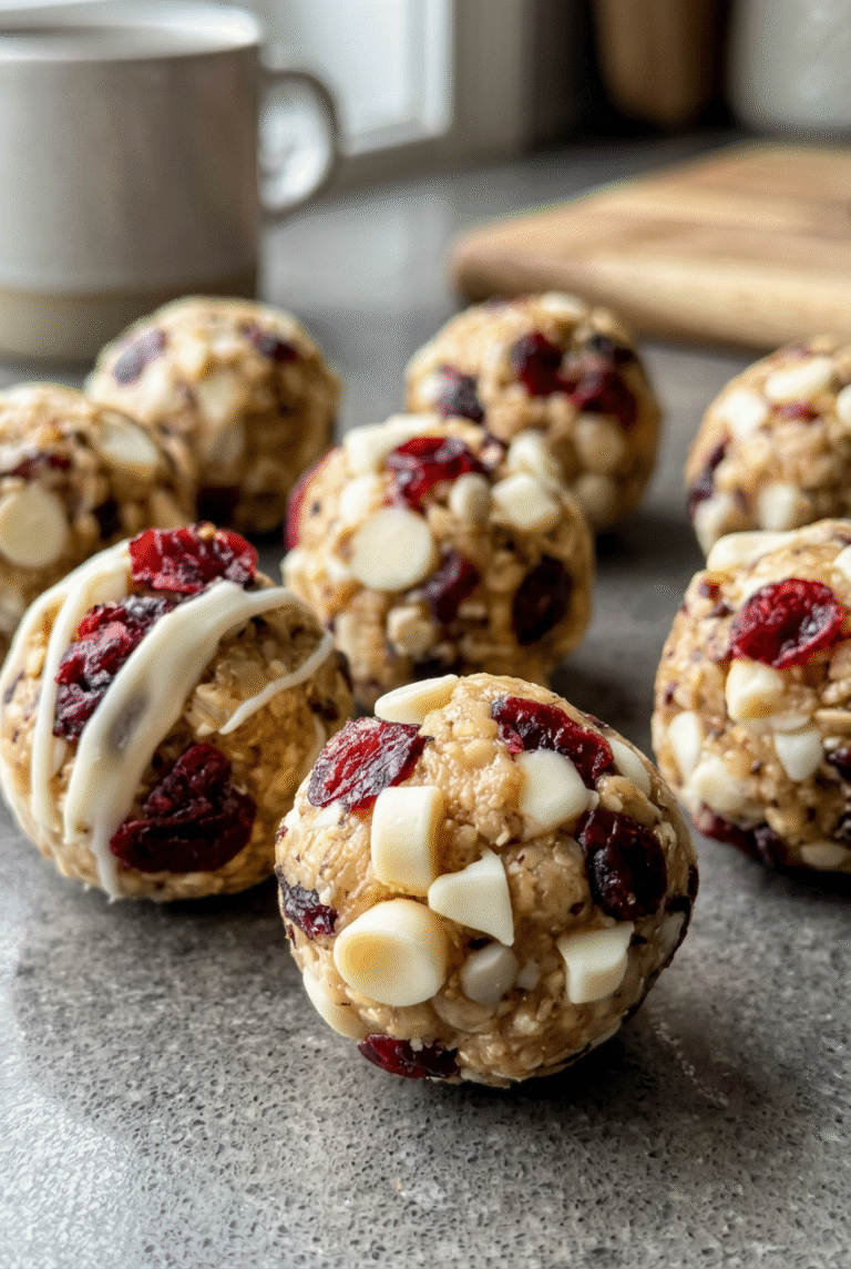 White Chocolate &Amp; Cranberry Protein Balls 19.Png