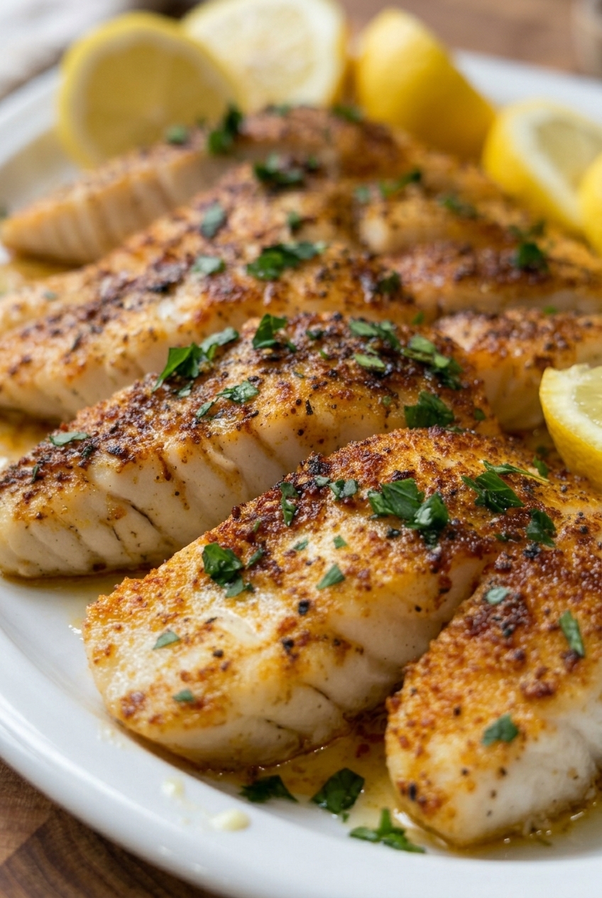 Zesty Lemon Butter Fish Fillet